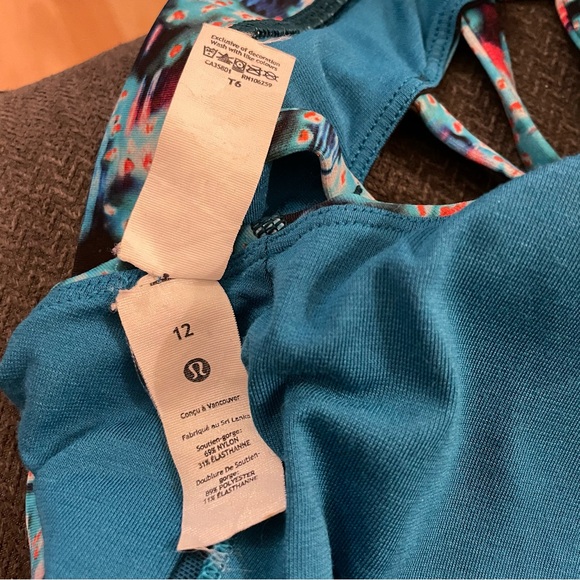 Lululemon Energy Bra “Quick Start Multi” size 12 - Picture 10 of 11